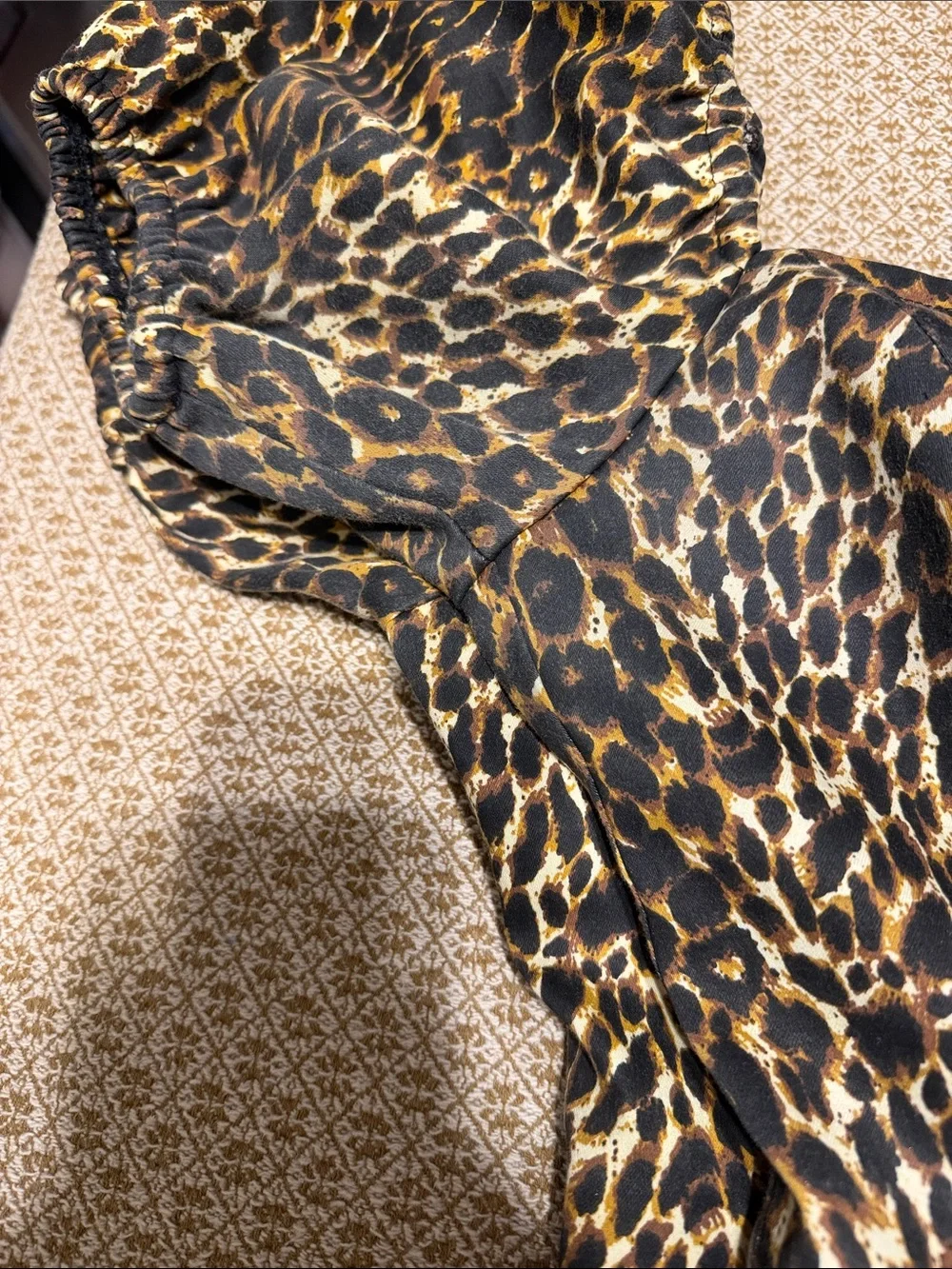 Vixen by Micheline Pitt Leopard Print Midi Dress - Picture 5 of 5